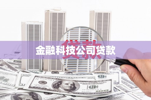 张家川金融科技公司贷款