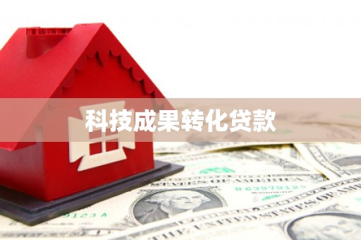 张家川科技成果转化贷款