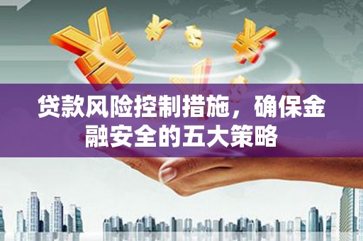 张家川贷款风险控制措施，确保金融安全的五大策略