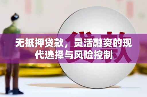 张家川无抵押贷款，灵活融资的现代选择与风险控制