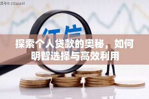 张家川探索个人贷款的奥秘，如何明智选择与高效利用