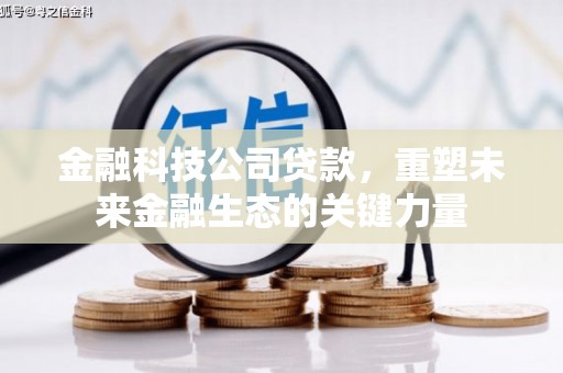 张家川金融科技公司贷款，重塑未来金融生态的关键力量