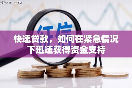 张家川快速贷款，如何在紧急情况下迅速获得资金支持