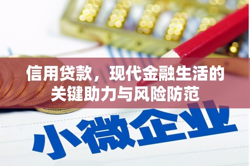 张家川信用贷款，现代金融生活的关键助力与风险防范