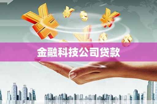 张家川金融科技公司贷款