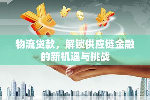 张家川物流贷款，解锁供应链金融的新机遇与挑战