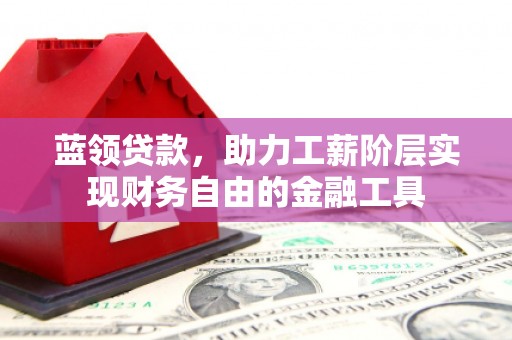 张家川蓝领贷款，助力工薪阶层实现财务自由的金融工具
