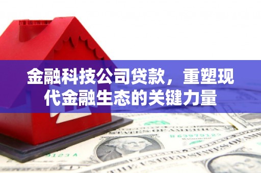 张家川金融科技公司贷款，重塑现代金融生态的关键力量