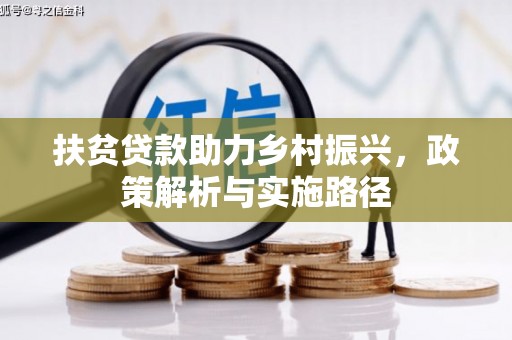 张家川扶贫贷款助力乡村振兴，政策解析与实施路径