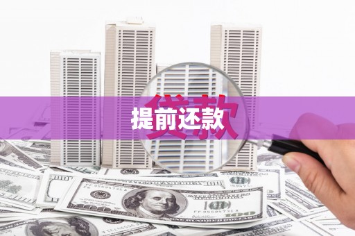 张家川提前还款