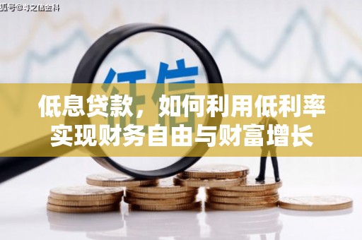 张家川低息贷款，如何利用低利率实现财务自由与财富增长